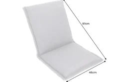 Outdoor Kissen ROG 46x97cm grün Sitzkissen Polster-Auflage für Niedriglehner