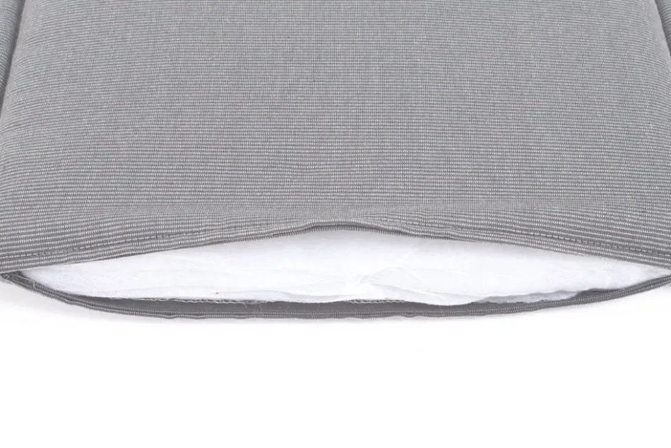 Outdoor Kissen ROG 46x48cm taupe Sitzkissen Polster-Auflage für Gartenstuhl