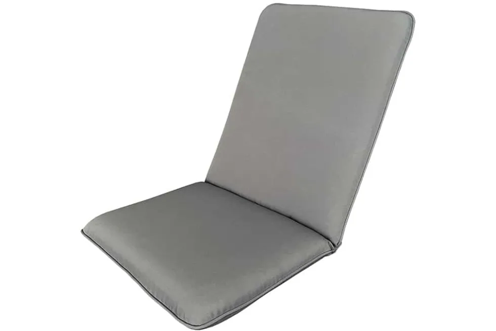 Outdoor Sitzkissen COMFORT LINE 50x100cm anthrazit für Niedriglehner-Stuhl Polsterauflage