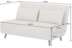 Retro Schlafsessel SMART MULTIFUNCTION 140cm grün Cord Bettfunktion inkl. Kissen