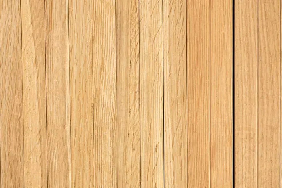 Retro Sideboard VALHALLA WOOD 160cm natur Eichenholz Schiebetüren