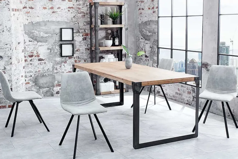 Retro Stuhl AMSTERDAM CHAIR stone grau Designklassiker
