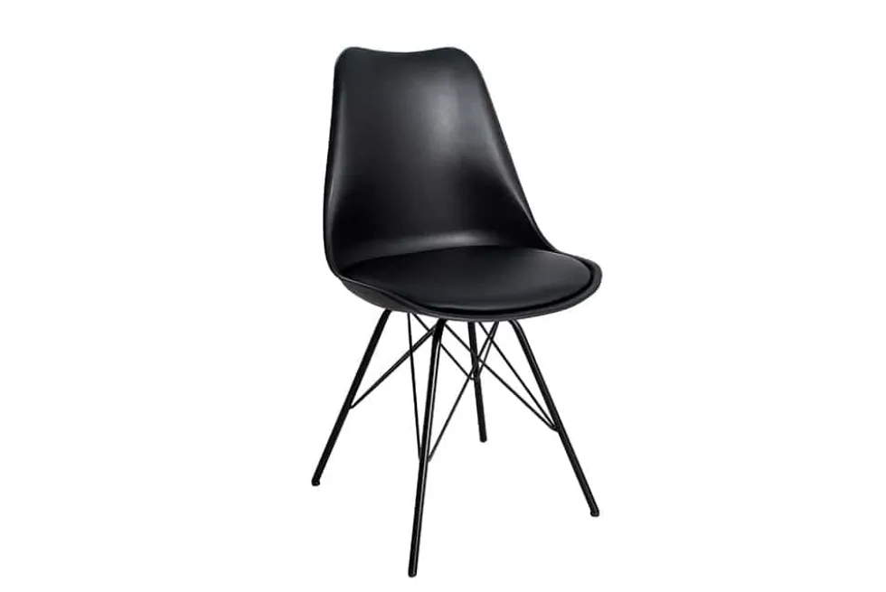 Retro Stuhl SCANDINAVIA MEISTERSTÜCK schwarz