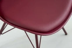 Retro Stuhl SCANDINAVIA MEISTERSTÜCK rot
