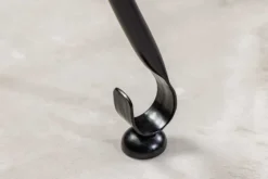 Runder Beistelltisch MARRAKESCH 50cm silber Teetisch abnehmbares Tablett klappbar