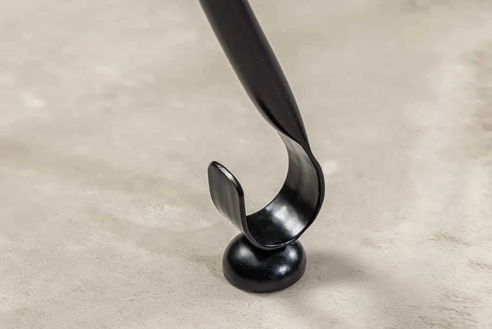 Runder Beistelltisch MARRAKESCH 40cm silber Teetisch abnehmbares Tablett klappbar