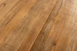 Runder Esstisch ART WOOD 120cm braun massiv Mangoholz