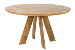 Runder Esstisch ART WOOD 140cm braun massiv Mangoholz