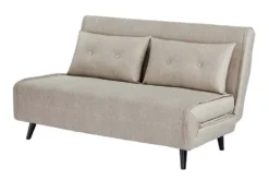 Schlafsessel SMART MULTIFUNCTION 140cm champagner Vogue Seiden Samtstoff