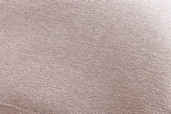 Skandinavischer Stuhl BOUTIQUE beige Strukturstoff brushed champagner gold Metall