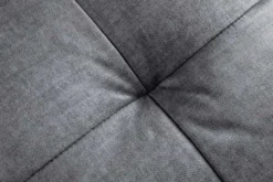 Sofa mit Schlaffunktion SMART 140cm grau hochwertiger Vogue Seiden Samtstoff