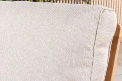 Wetterfester Gartenstuhl COMFORT LINE natur beige Akazienholz Loungesessel