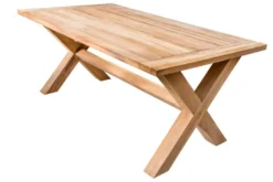 Wetterfester Gartentisch EMPIRE TEAK 160cm natur Teakholz Massivholz Outdoor-Esstisch